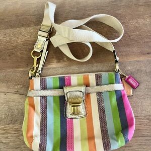 Colorful Coach crossbody